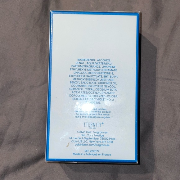 Brand New Unopened CALVIN KLEIN ETERNITY for men AIR EDT - Picture 3 of 9